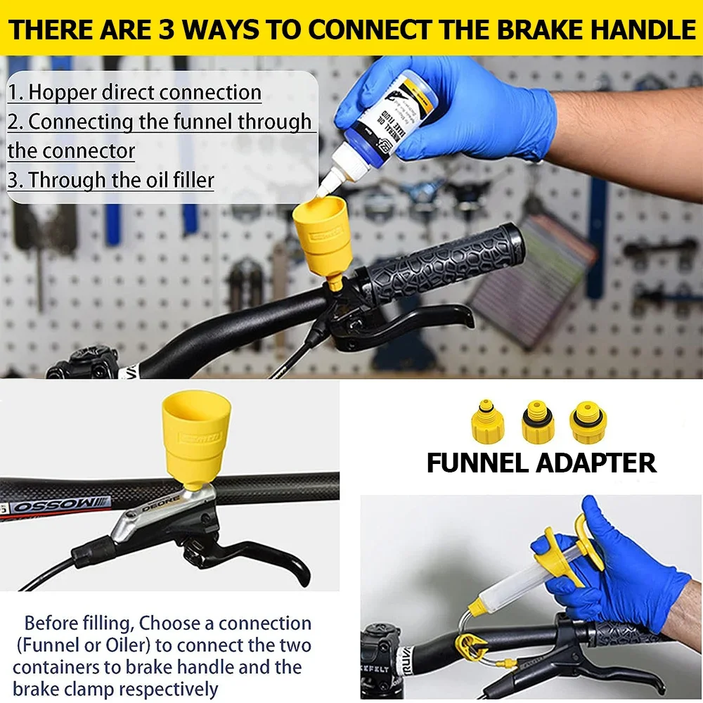 Olej mineralny do hamulców row – Brake Bleeder Kit recenzja i cena